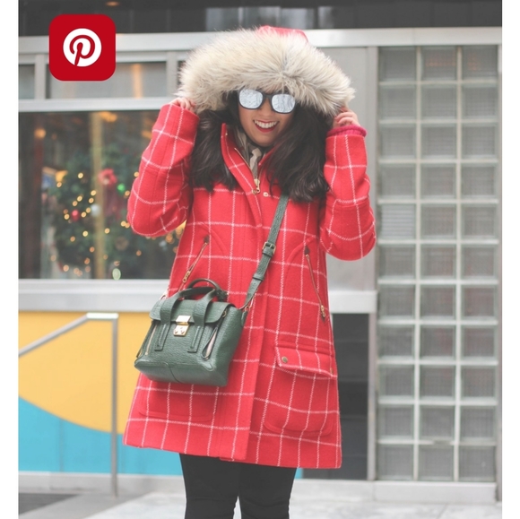 J. Crew Jackets & Blazers - J.crew wool plaid coat hood snapps on or off . Brand new with tags perfect